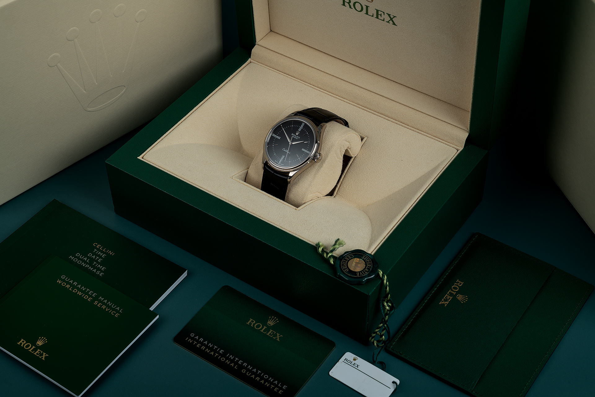 Cellini 39mm 'Brand New' 18ct White Gold
