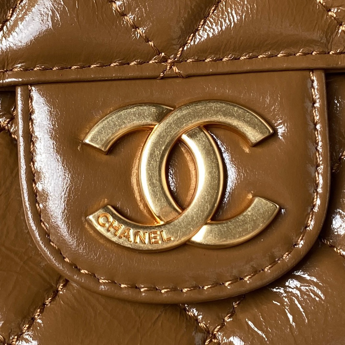 CHANEL Hobo Handbag Chocolates-AS4322