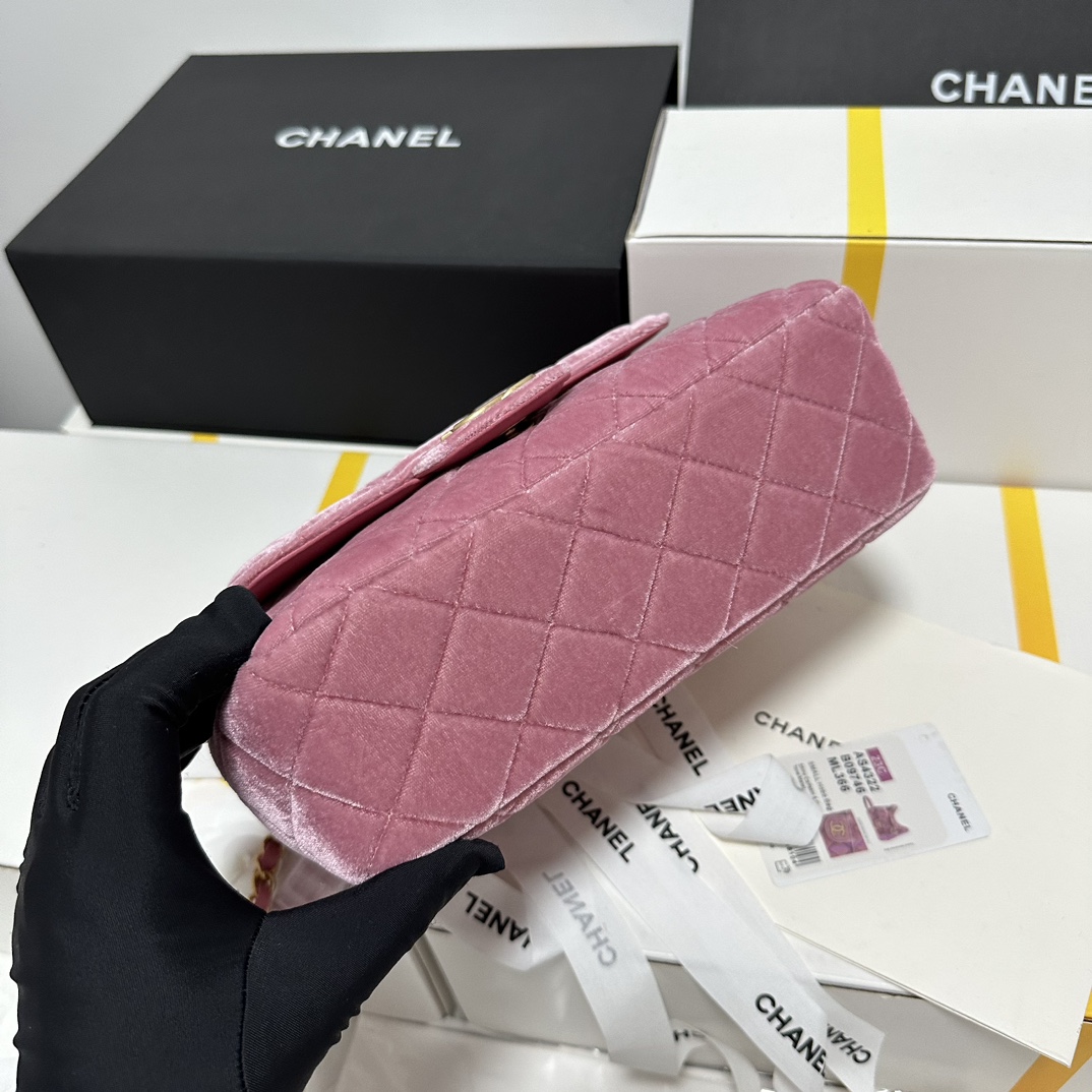 CHANEL Hobo Handbag Red Bean-AS4322