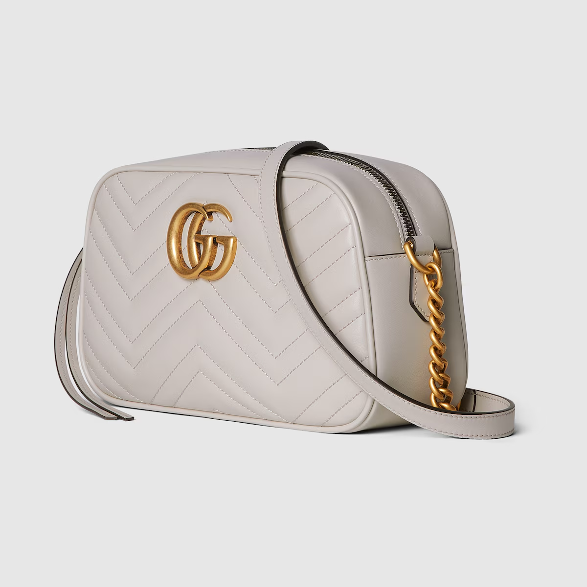 GG Marmont Small Shoulder Bag Grey