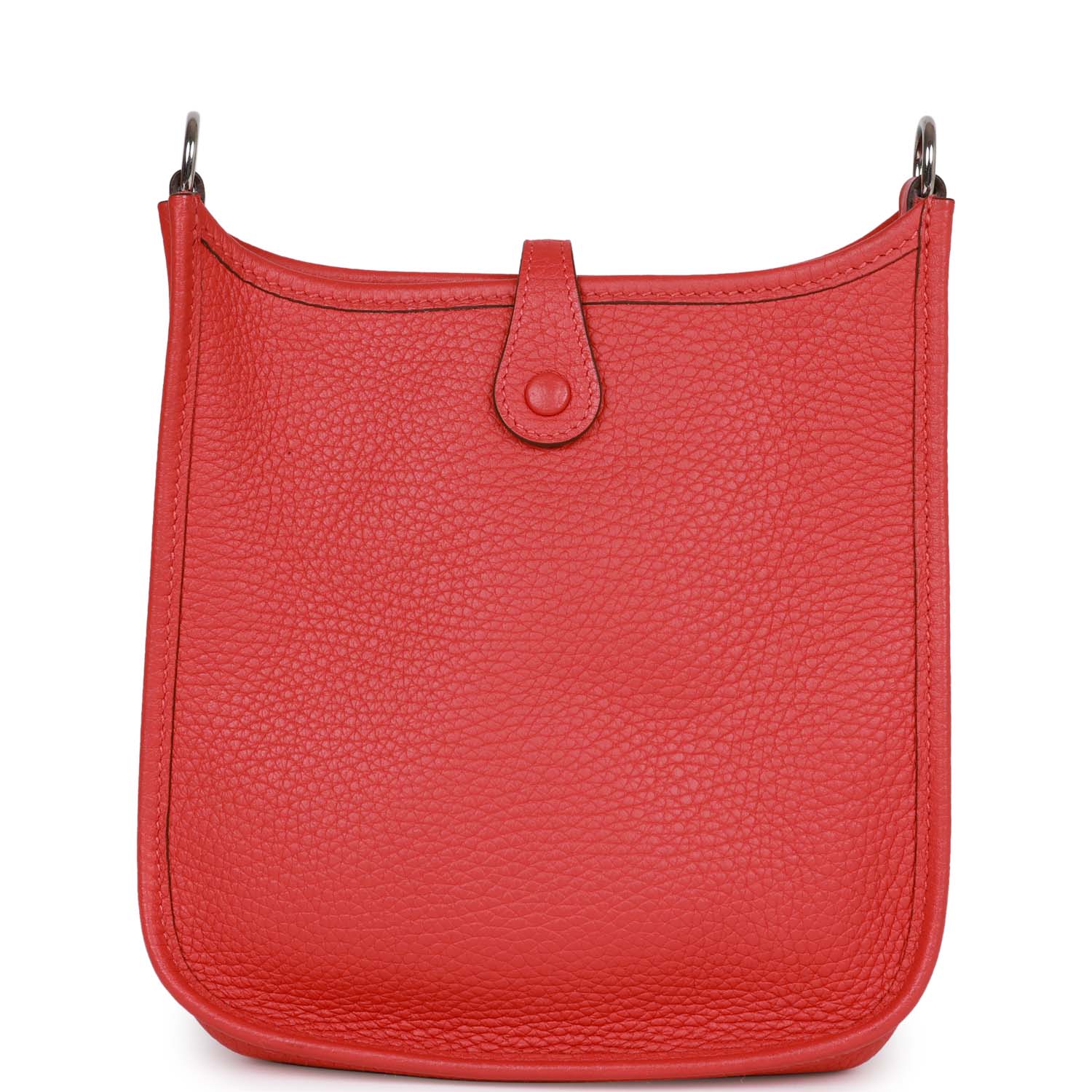 Pre-owned Her Evelyne TPM Rouge Tomate Clemence Palladium Hardware