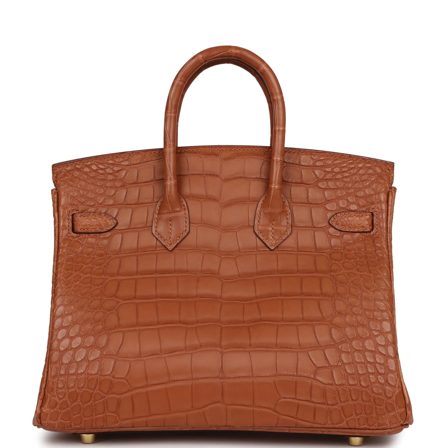 Her Birkin 25 Gold Matte Alligator Gold Hardware