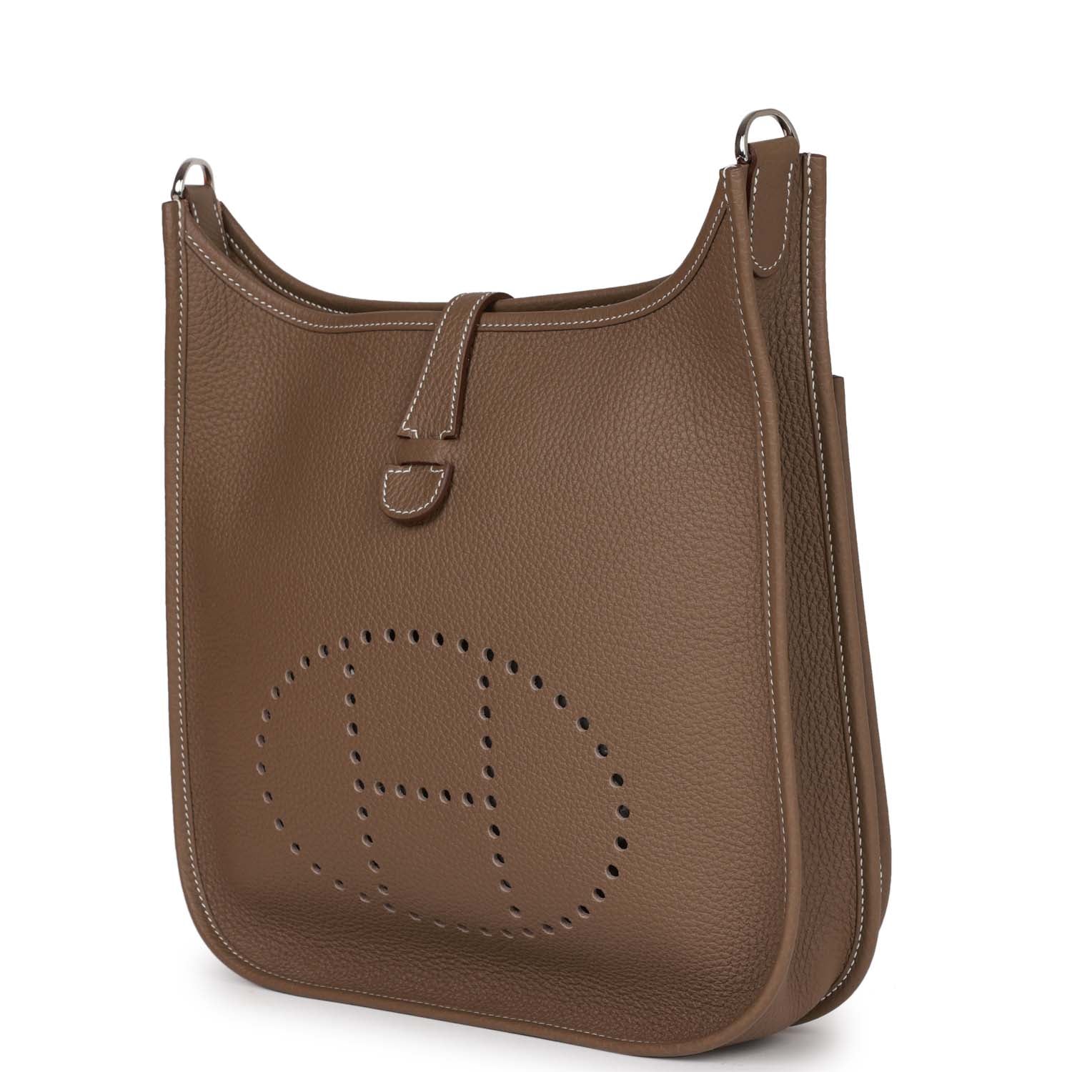 Her Evelyne III PM Etoupe Clemence Palladium Hardware