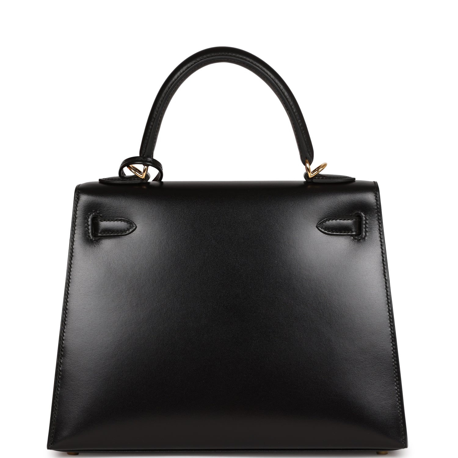 Her Kelly Sellier 25 Black Box Gold Hardware