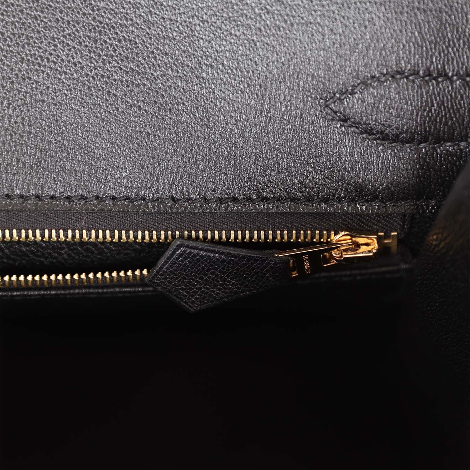 Her Birkin Sellier 30 Black Madame Gold Hardware