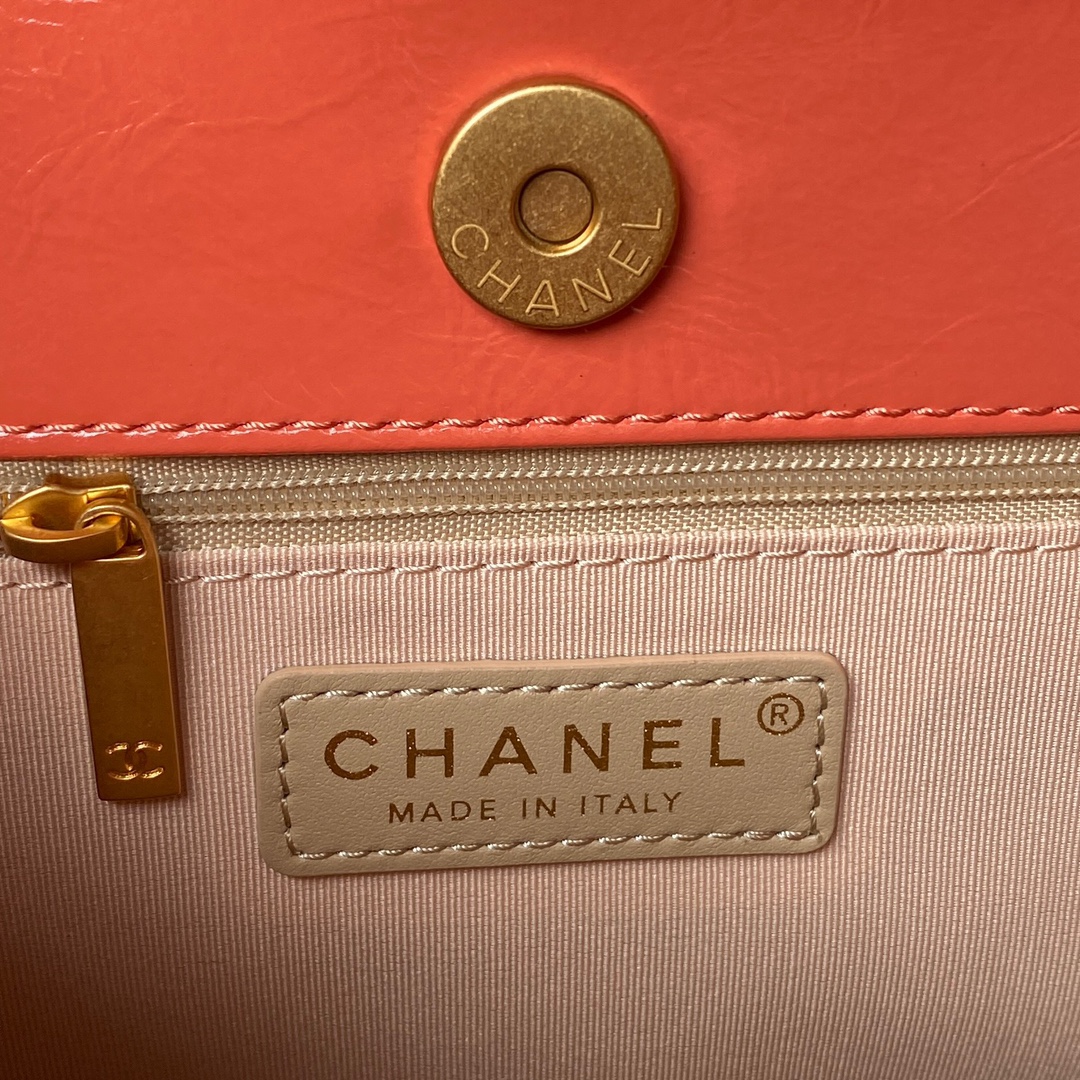CHANEL Hobo Handbag Khaki-AS4322