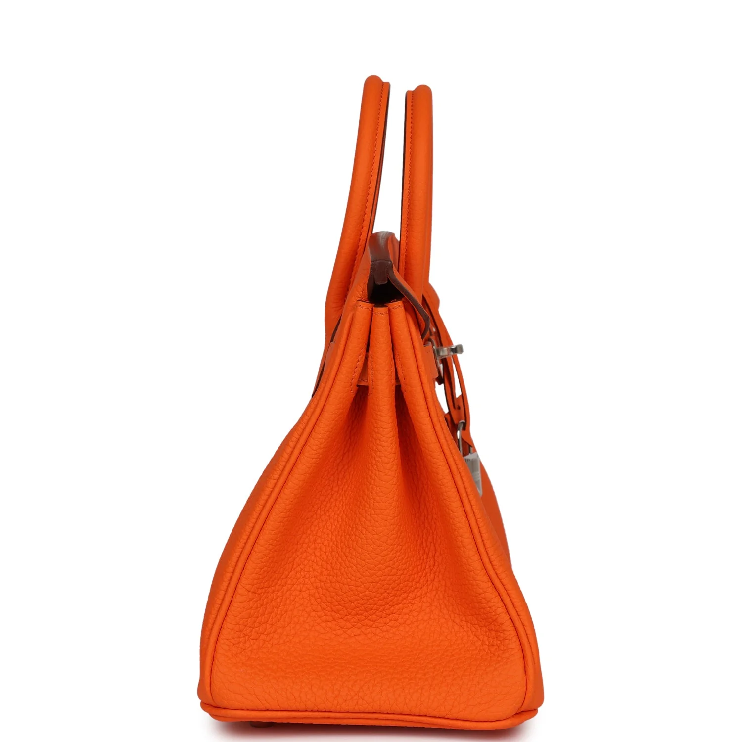 Her Birkin 25 Orange Minium Togo Palladium Hardware