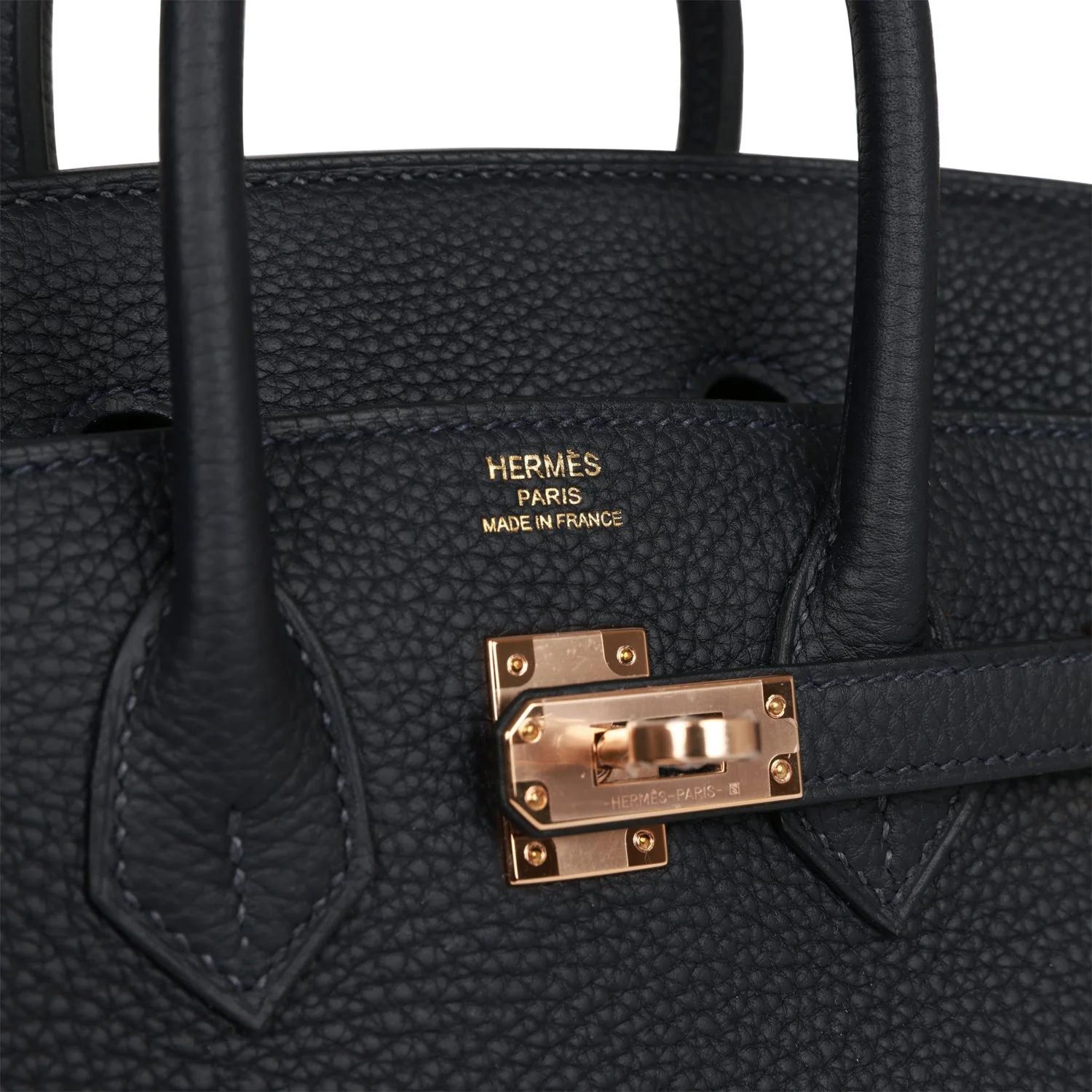 Her Birkin 25 Caban Togo Rose Gold Hardware