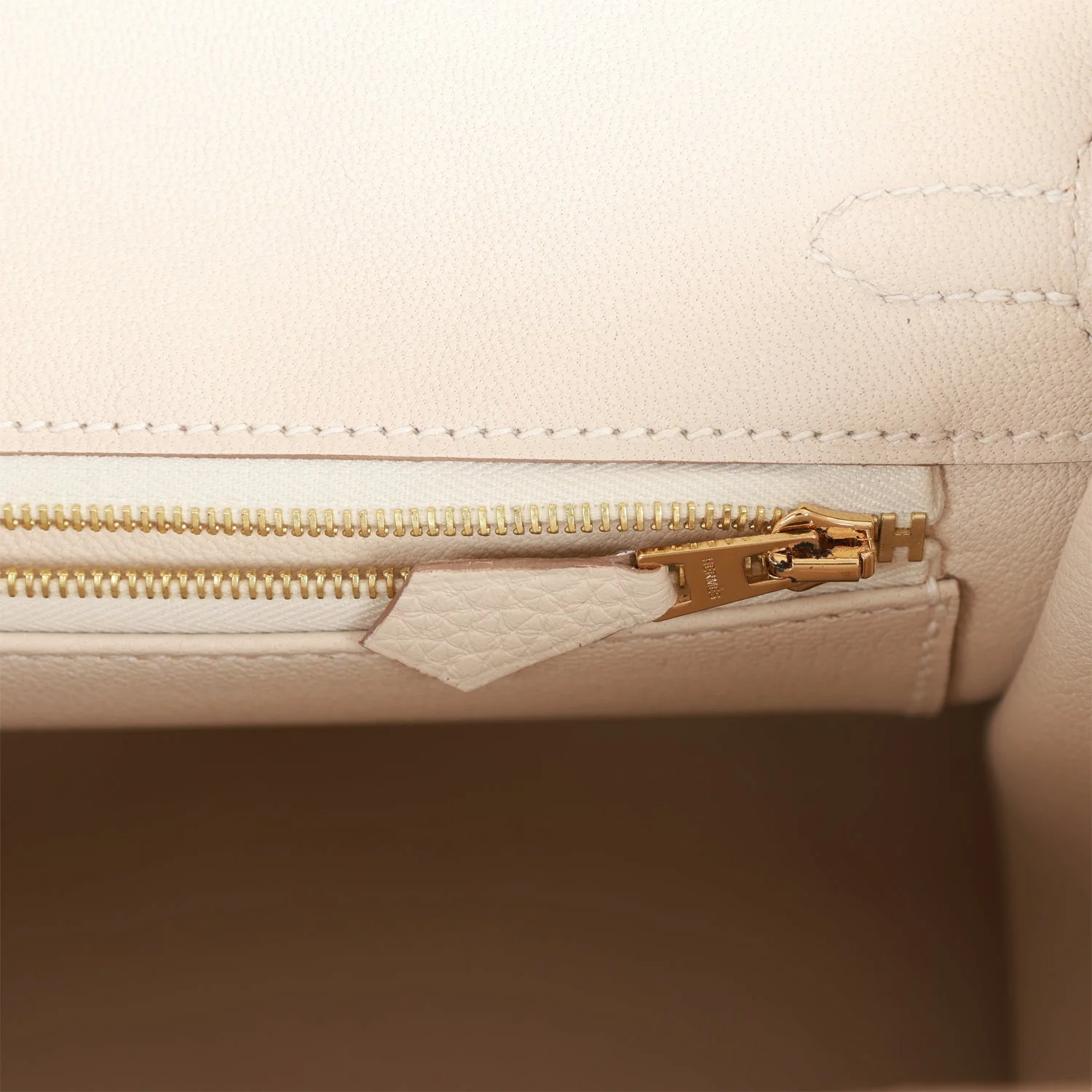 Her Birkin 25 Craie Togo Rose Gold Hardware