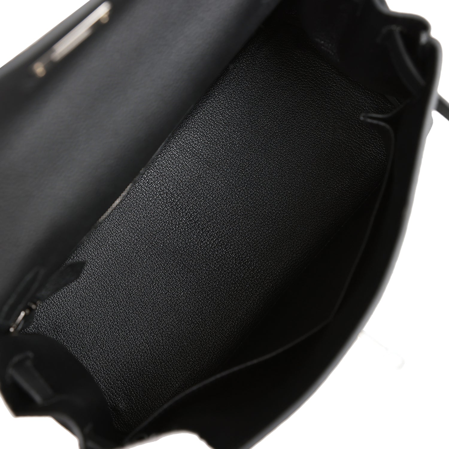 Her Kelly Retourne 28 Black Togo Palladium Hardware
