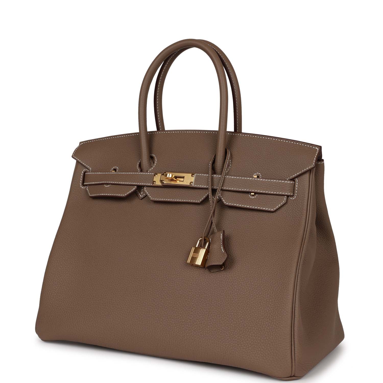 Her Birkin 35 Etoupe Togo Gold Hardware