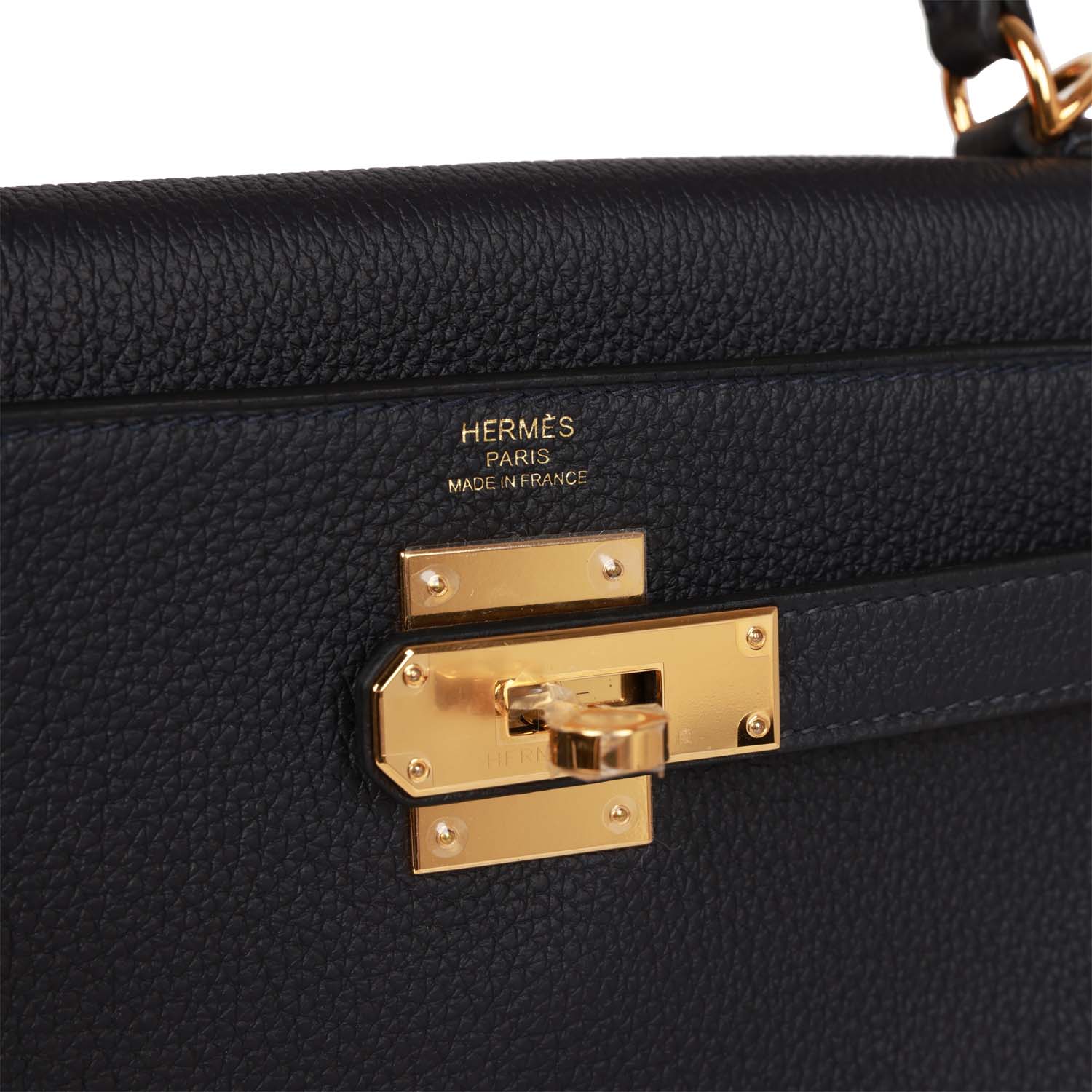 Her Kelly Retourne 28 Caban Togo Gold Hardware