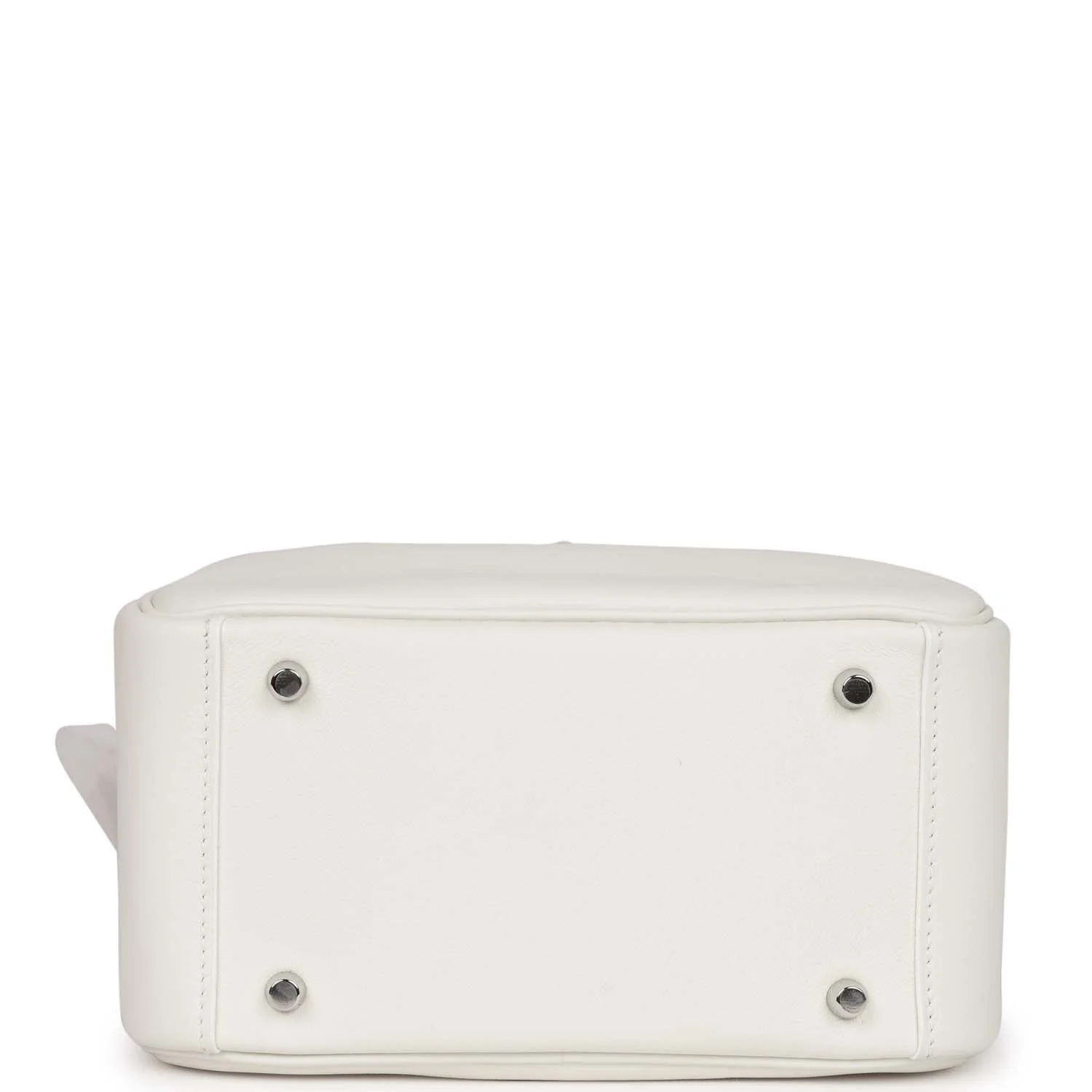 Her Mini Lindy White Swift Palladium Hardware