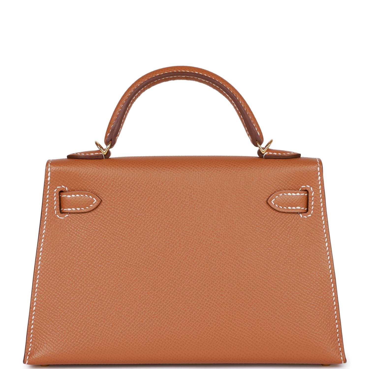 Her Kelly Sellier 20 Gold Epsom Gold Hardware