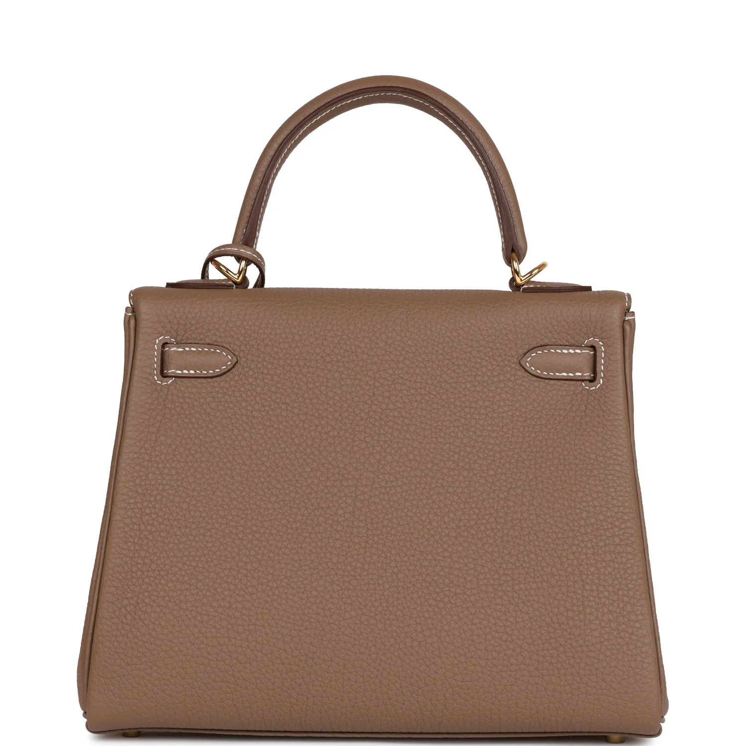 Her Kelly Retourne 25 Etoupe Togo Gold Hardware