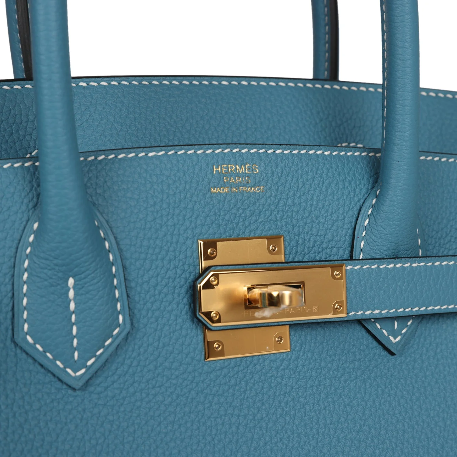 Her Birkin 30 Blue Jean Togo Gold Hardware