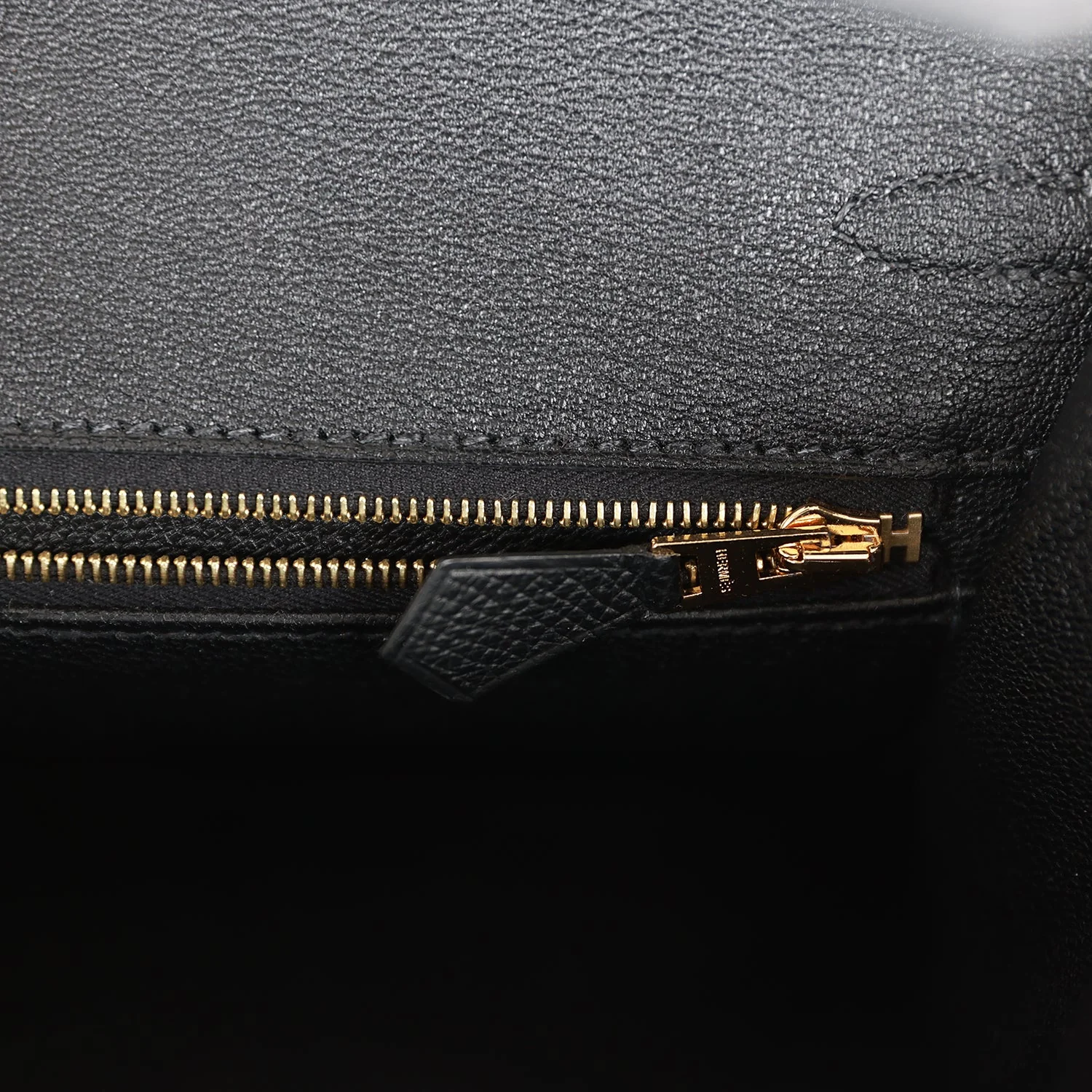 Her Birkin Sellier 25 Black Epsom Rose Gold Hardware