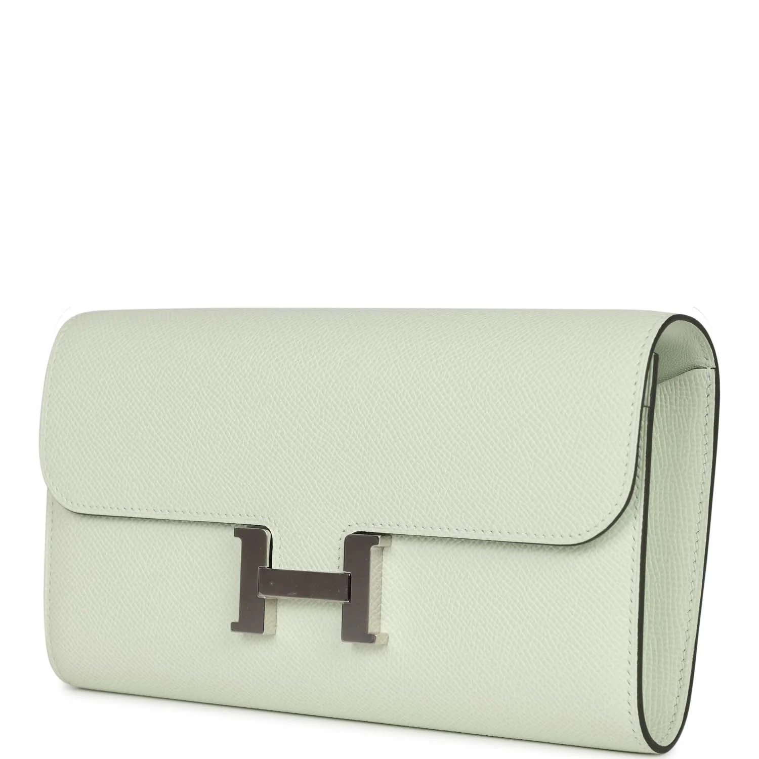 Her Constance Wallet To Go Vert Fizz Epsom Palladium Hardware
