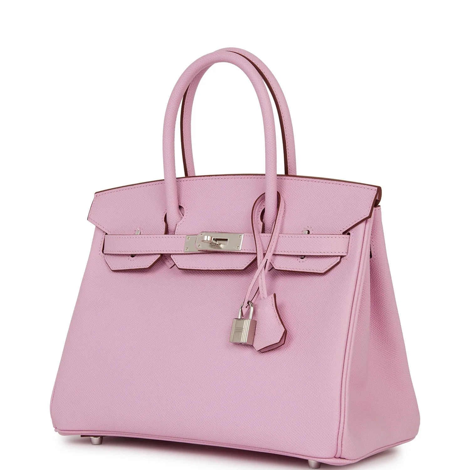 Her Birkin 30 Mauve Sylvestre Epsom Palladium Hardware