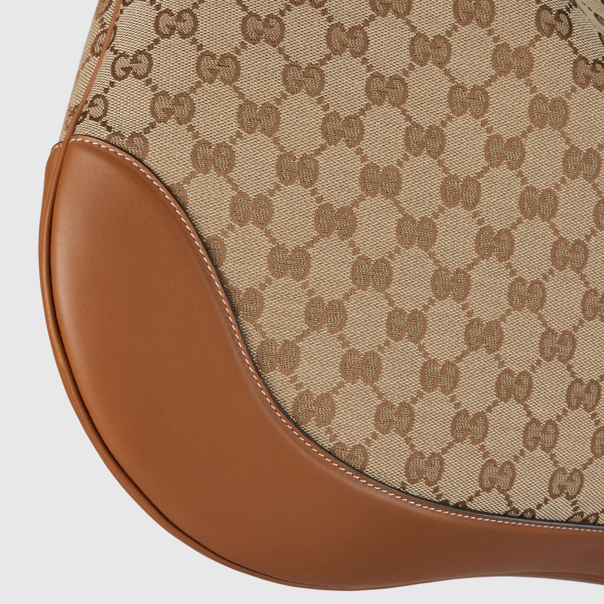 Gucci B Large Shoulder Bag Brown