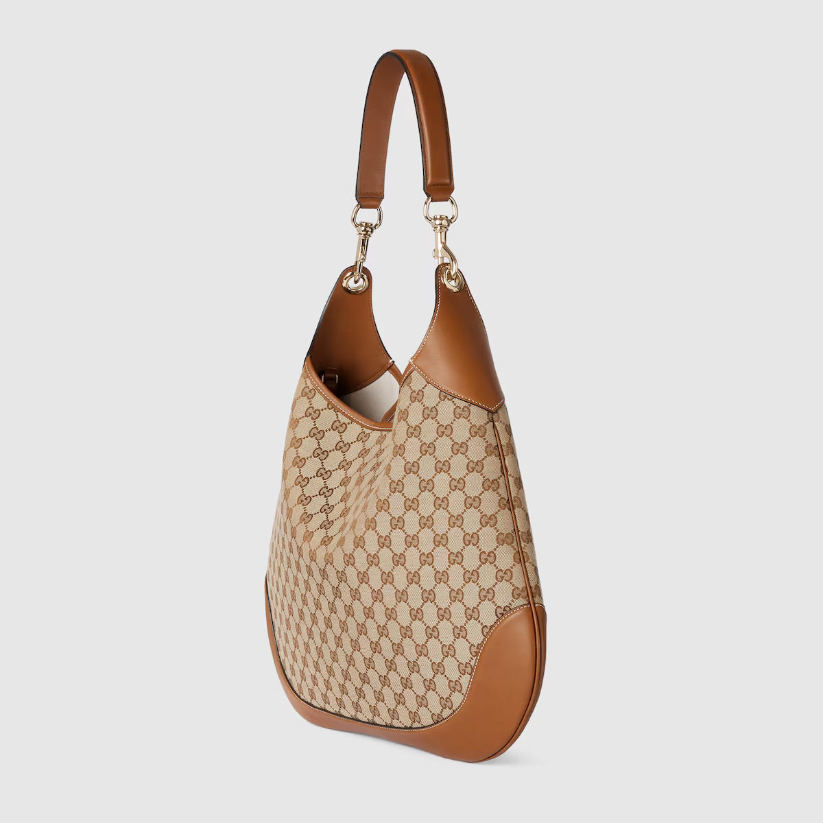 Gucci B Large Shoulder Bag Brown
