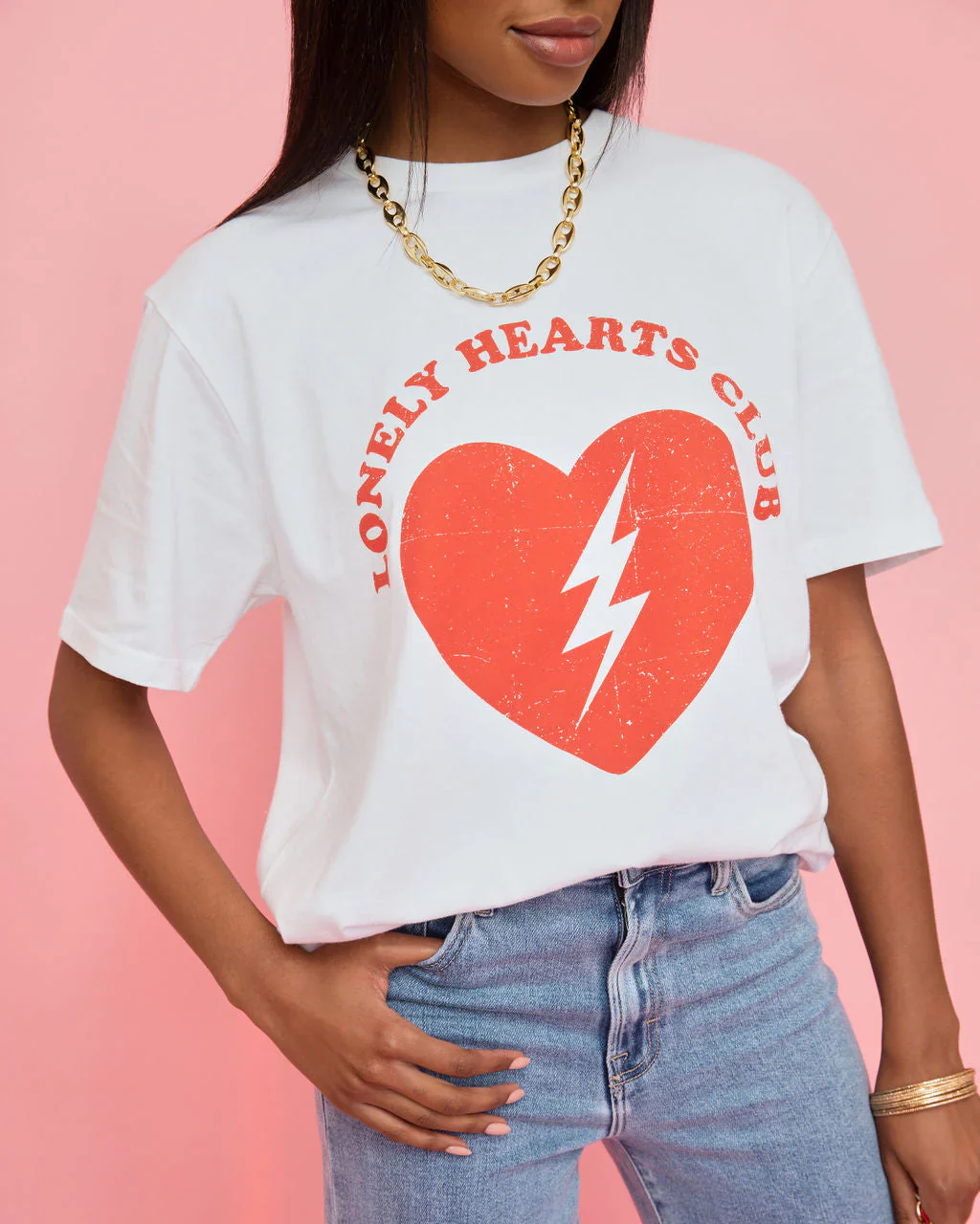Lonely Hearts Club Cotton Tee