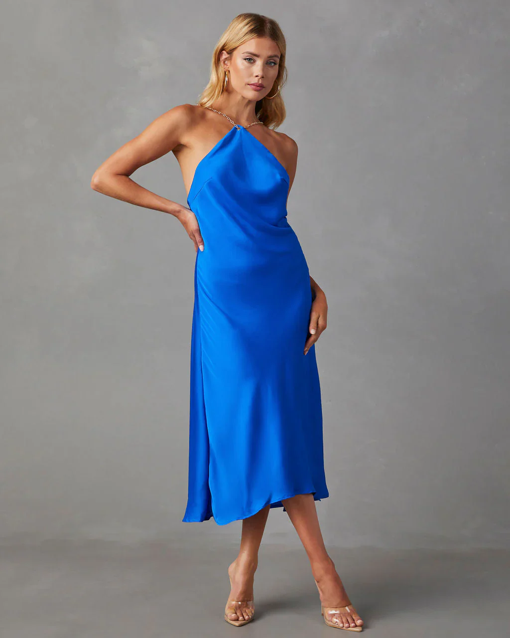 Fiorella Halter Midi Dress