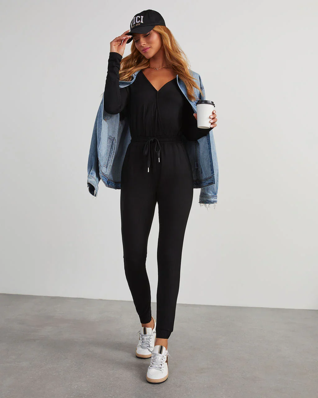 Colette Pocketed Drawstring Jumpsuit