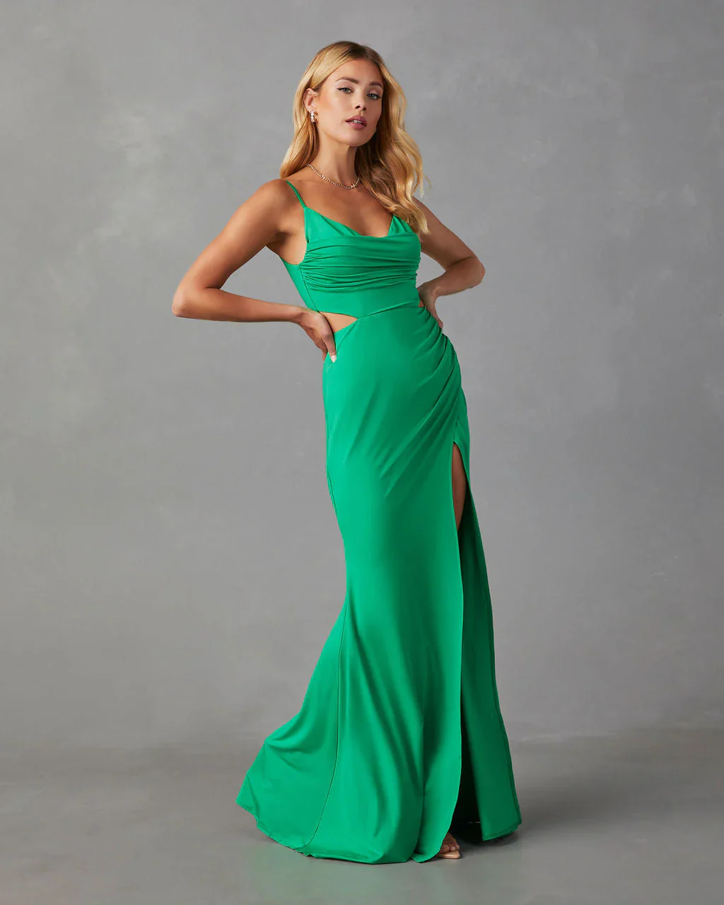 All About The Vibe Cutout Maxi Dress