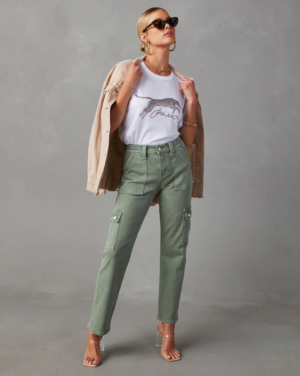 Paris Cheetah Graphic Tee