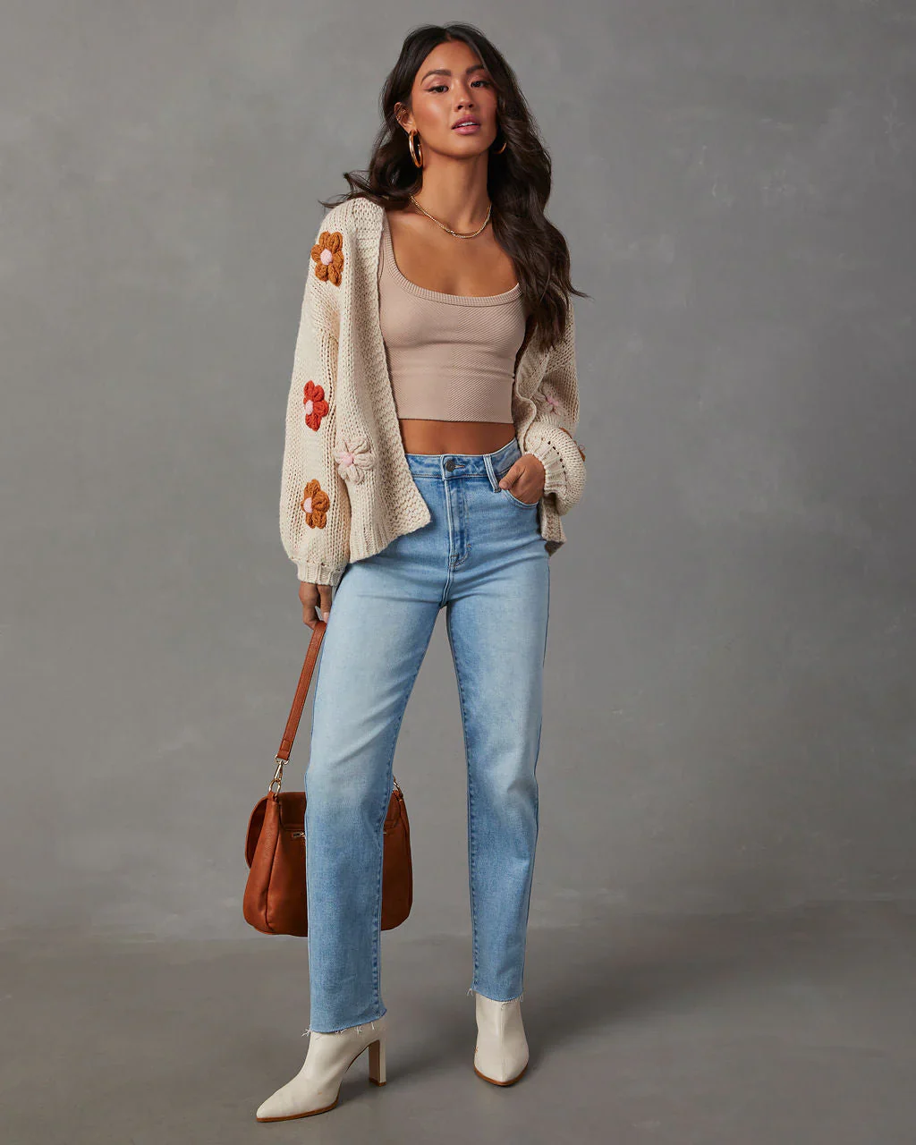 Teagan Stretch High Rise Straight Jeans