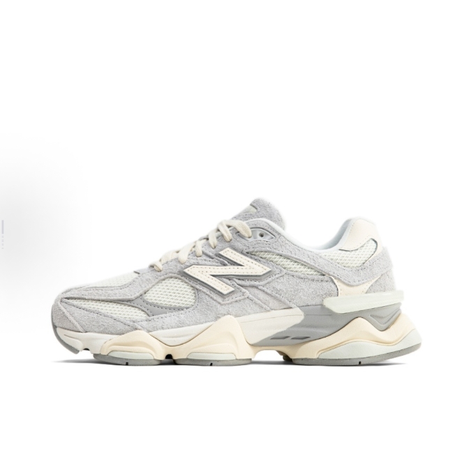 New Balance NB 9060 Fabric Synthetic leather Leather trend Retro sport cushioned low-top living casual shoes for men and women alike off-white