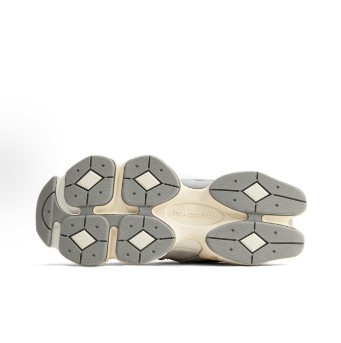 New Balance NB 9060 Fabric Synthetic leather Leather trend Retro sport cushioned low-top living casual shoes for men and women alike off-white