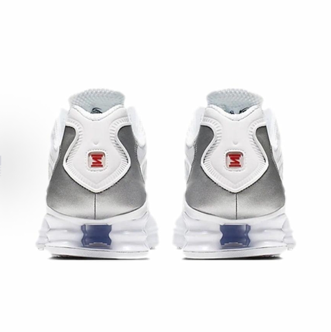 Nike Shox TL series comfortable all-fit shock-absorbing non-slip low-top running shoes men's pure white air column reduction