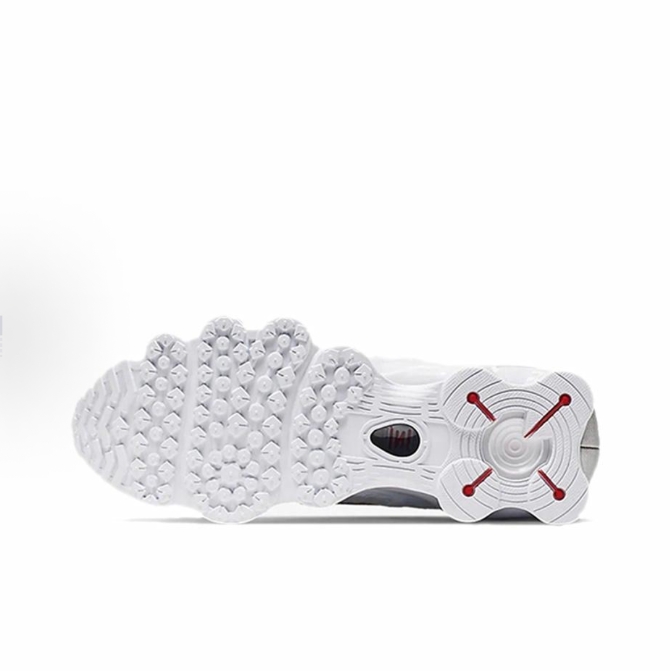 Nike Shox TL series comfortable all-fit shock-absorbing non-slip low-top running shoes men's pure white air column reduction
