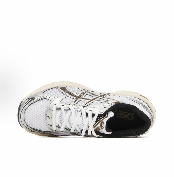 Asics Gel-1130 Retro all-in-one comfort everyday low-top running shoes Men  or  woman white brown