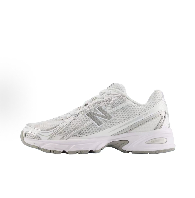 New Balance NB 740 Fashion all-match non-slip breathable low-top leisure urban commuter running shoes Men's and women's White