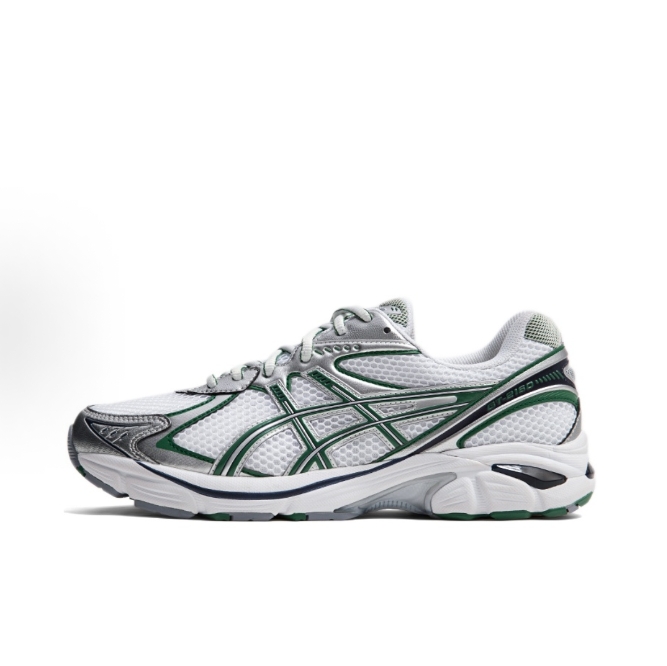 Asics GT-2160 Y2K Millenial retro all-match trend Comfortable fabric Synthetic leather Low top running shoes Men's and women's Silver Green