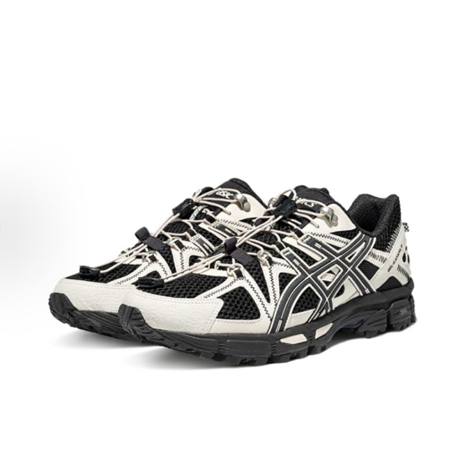 Asics Gel-Kahana 8 FL Outdoor Comfort Low-top casual off-road Urban Commuter running shoes Men or woman Black and white