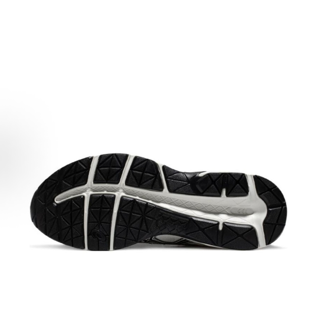 Asics Gel-Contend 4 comfy synthetic leather low-top running shoes Men and women white silver