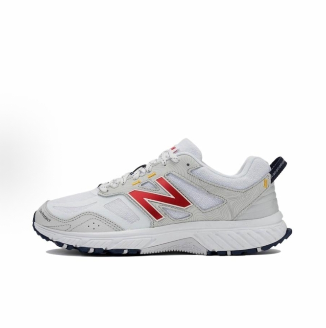 New Balance NB 510 White Red Retro All-in-one anti-slip wear Breathable lightweight Mid-top running shoes for men and women alike beige white d Width