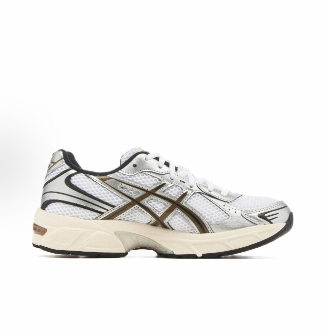 Asics Gel-1130 Retro all-in-one comfort everyday low-top running shoes Men or woman white brown