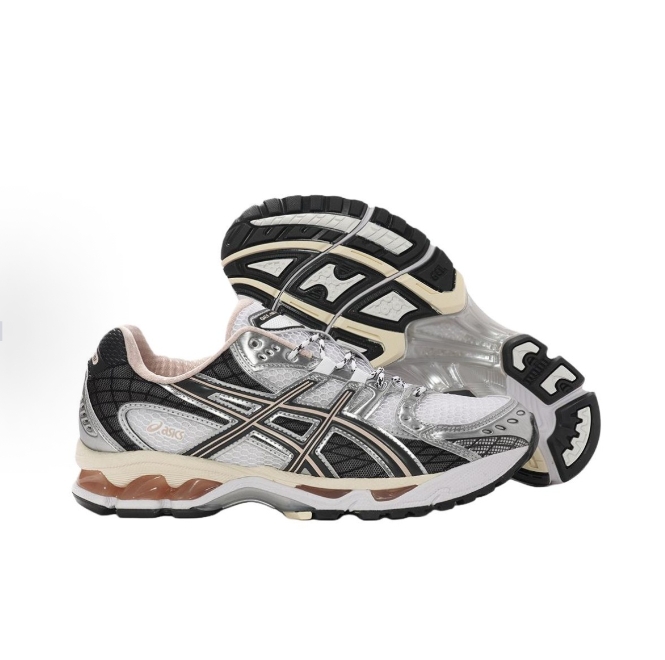 Asics GEL-Nimbus 10.1 Retro trend comfortable all-in-one anti-slip wear-resistant low-top casual running shoes for men and women the same White Black Grey