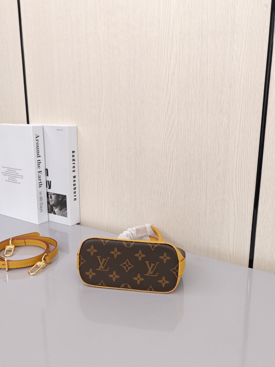 LOUIS VUITTON Alma Nano Women's Handbag/Shoulder/Crossbody Bag, Brown