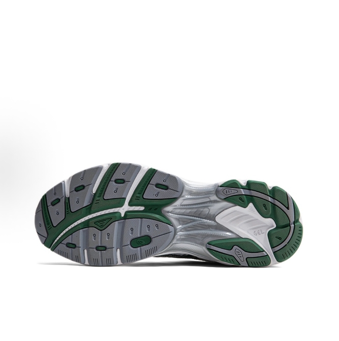 Asics GT-2160 Y2K Millenial retro all-match trend Comfortable fabric Synthetic leather Low top running shoes Men's and women's Silver Green