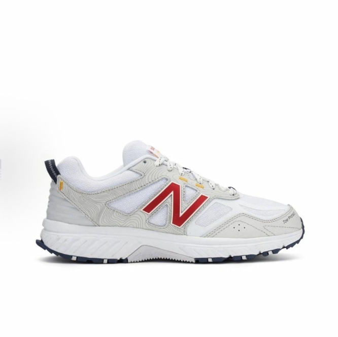 New Balance NB 510 White Red Retro All-in-one anti-slip wear Breathable lightweight Mid-top running shoes for men and women alike beige white d Width