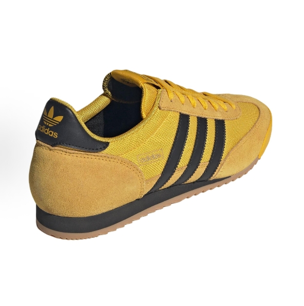 adidas originals R71 leather soft comfortable non-slip wear low top life casual shoes men's yellow