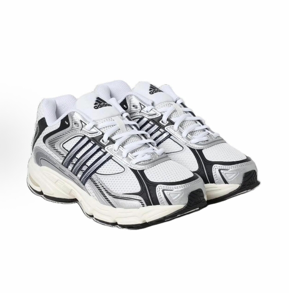 adidas originals Response Cl Comfortable everyday fabric Shock absorbent breathable low top running shoes for men and women in white and black