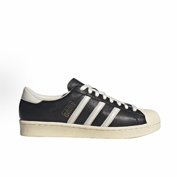 adidas originals SUPERSTAR Vintage comfortable all-match anti-slip wear-resistant low-top board shoes men and women the same black and white