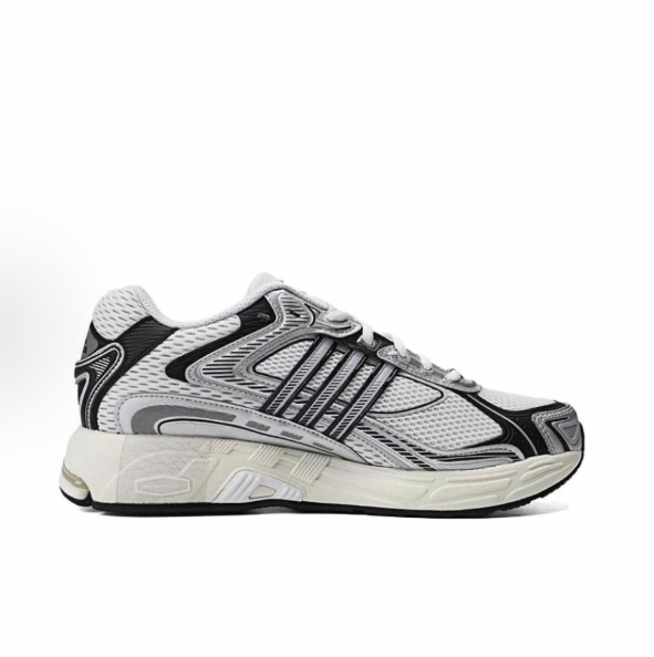 adidas originals Response Cl Comfortable everyday fabric Shock absorbent breathable low top running shoes for men and women in white and black